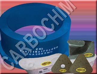 Magnesite bonded grinding wheels